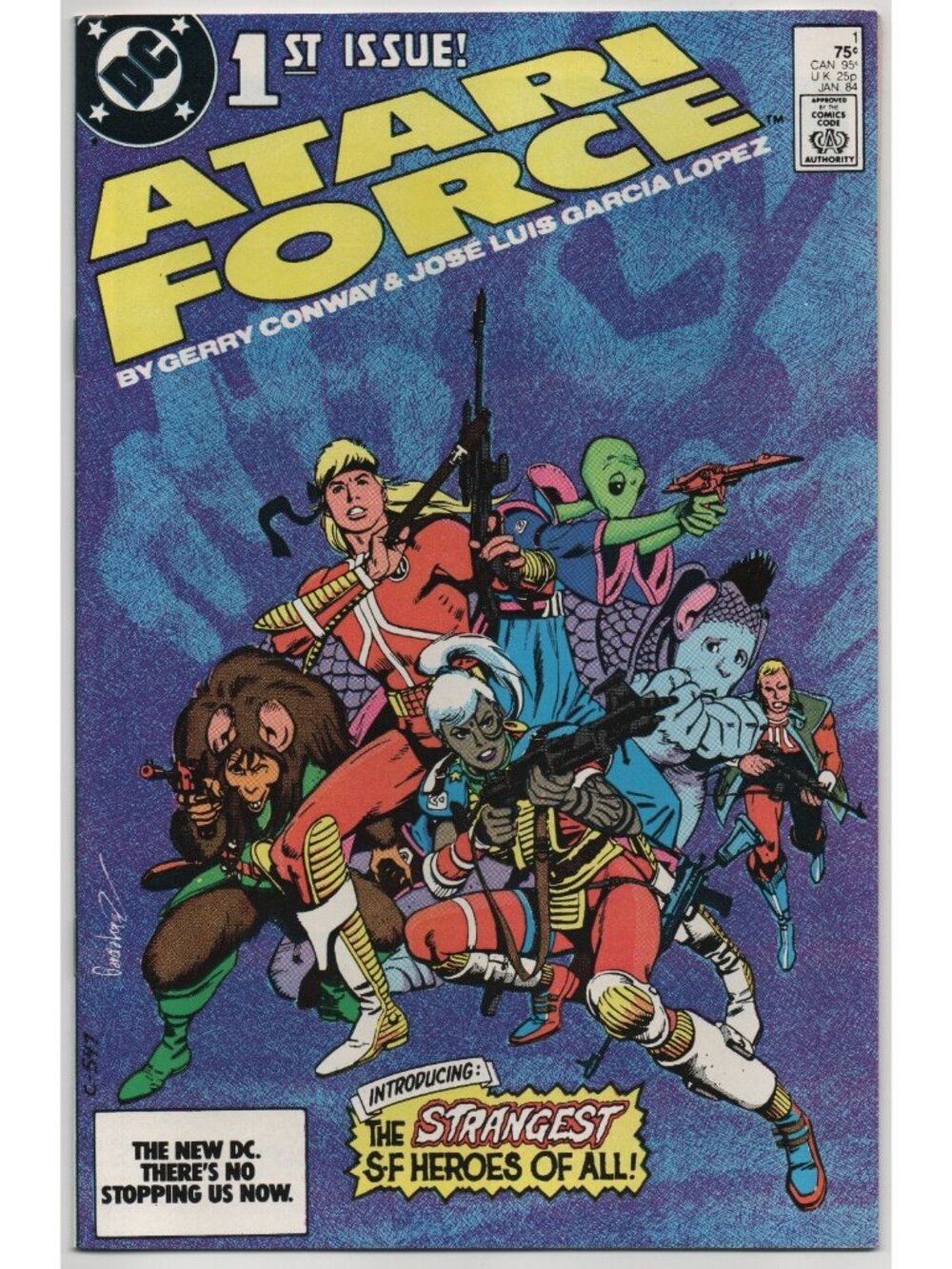 Atari Force 1 DC Comics 1984 VF 8.0 1st Issue Gerry Conway Garcia-Lopez